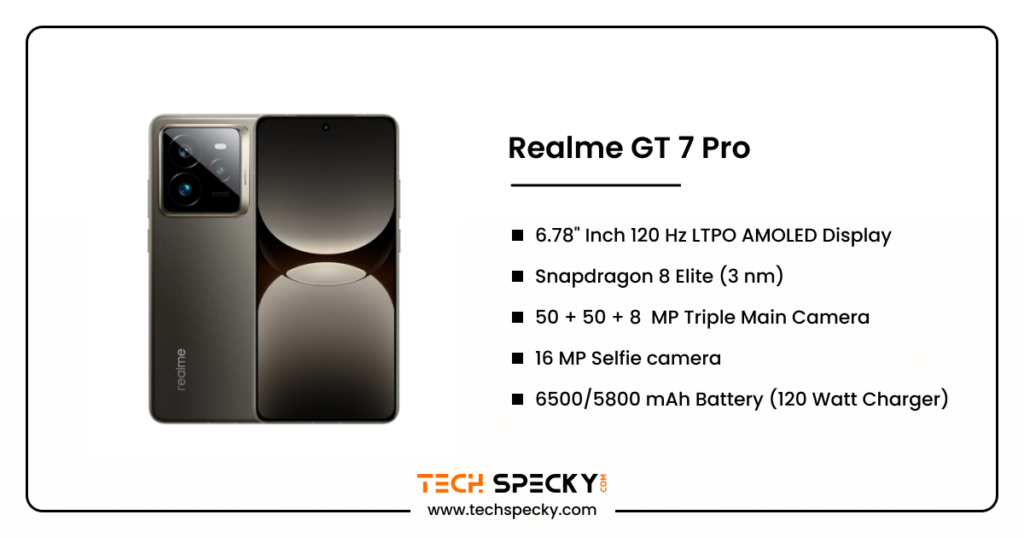 Realme GT 7 Pro - Price & Full Specification