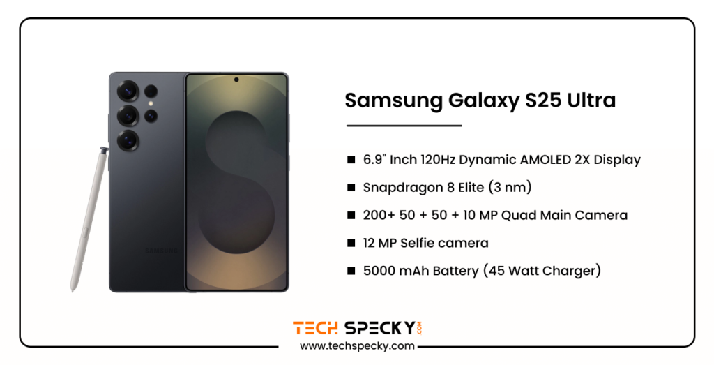Samsung Galaxy S25 Ultra Specificatons